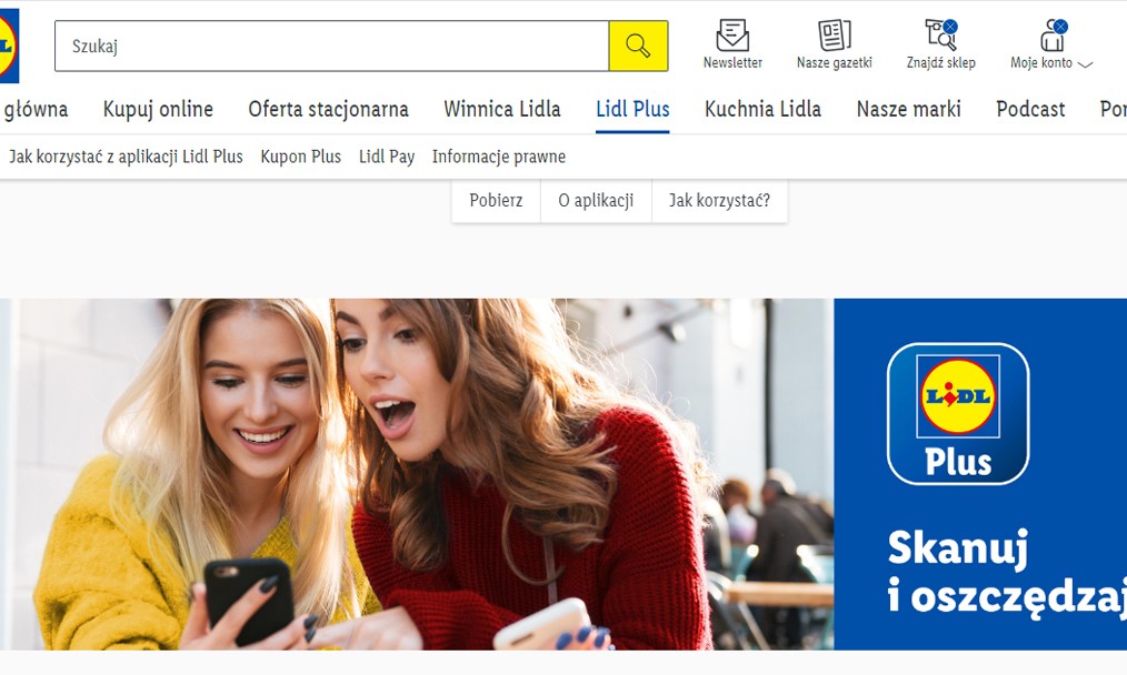 Poznaj aplikację Lidl Plus