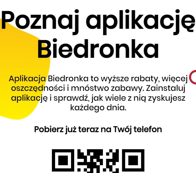 Poznaj aplikację Biedronka