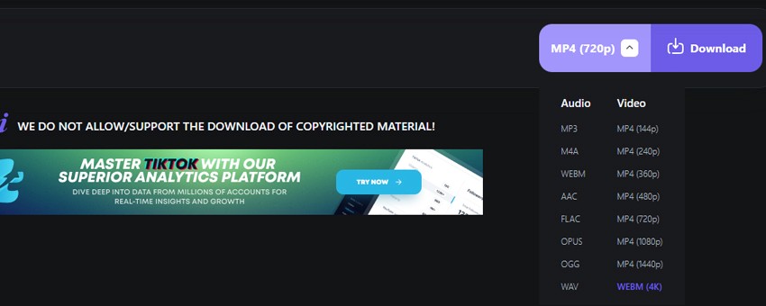 The best free and fast converter in mp3 and mp4 formats, compatible with X, VK, rutube.